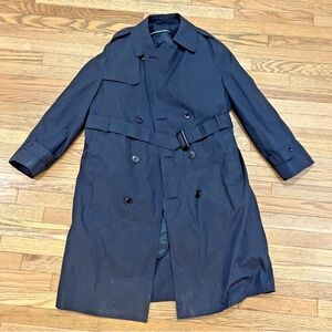 Men’s All Weather Trench Coat 48L Black Belted